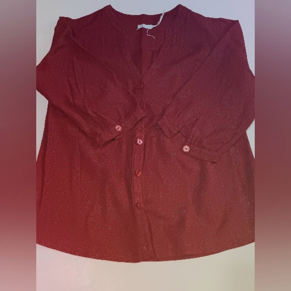 Indie Burgundy Blouse